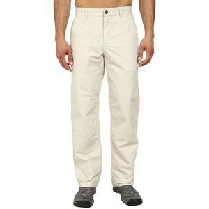 NWT Mountain Khakis Men's Poplin Pant Relaxed Fit Oatmeal 34 x 32
